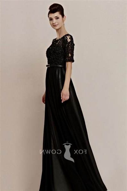 formal lace dress with sleeves 2018/2019