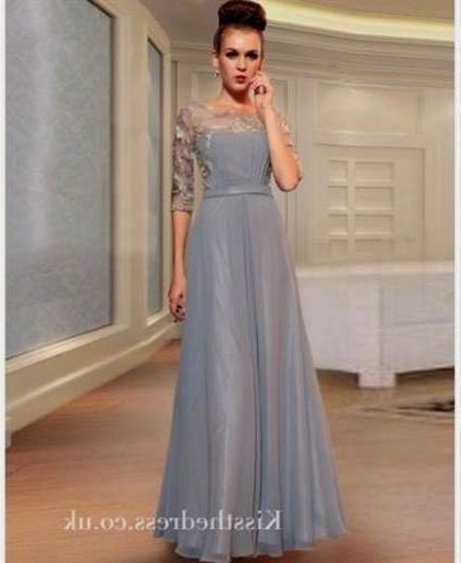 formal lace dress with sleeves 2018/2019