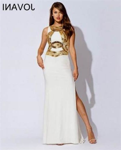 gold and white dresses 2018/2019