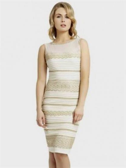gold and white dresses 2018/2019