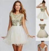 gold party dresses for juniors 2018/2019