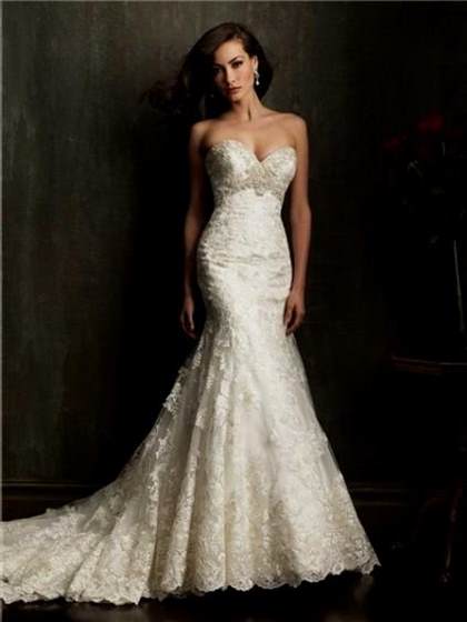 ivory lace wedding dress 2018-2019