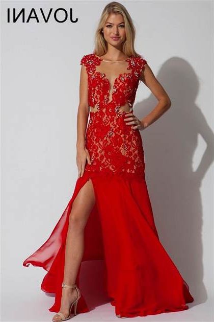 jovani prom dresses red 2018-2019