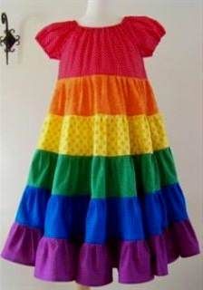kids rainbow dress 2018/2019