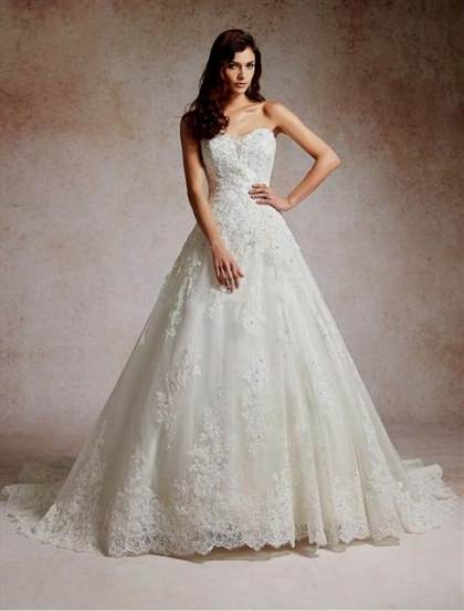 lace a line wedding gowns 2018/2019