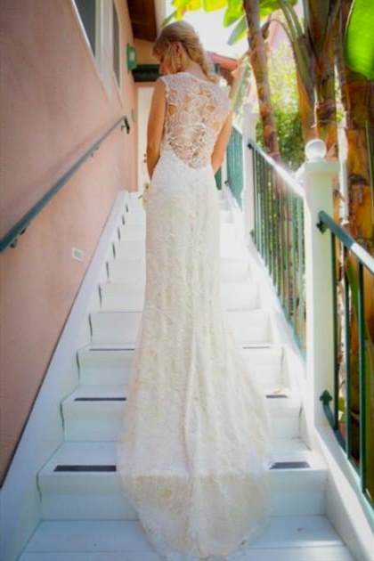 lace backless wedding dresses 2018/2019
