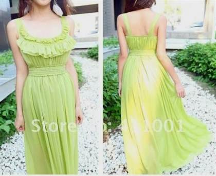 lime green summer dresses 2018/2019