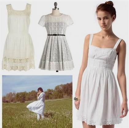 little white summer dress 2018/2019