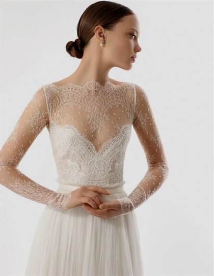 long sleeve lace wedding dress 2018/2019