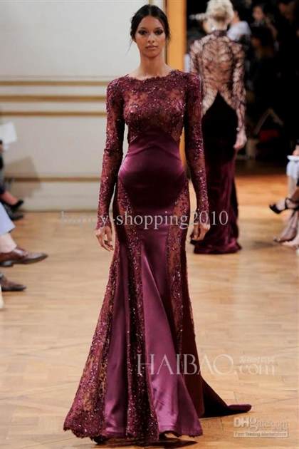 maroon lace prom dresses 2018/2019