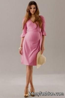 maternity dresses for baby shower pink 2018-2019