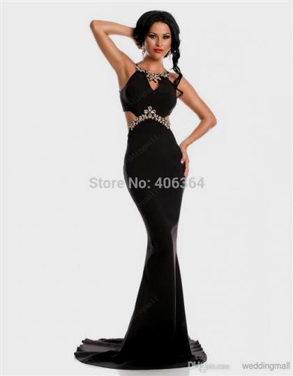 mermaid prom dresses black 2018-2019