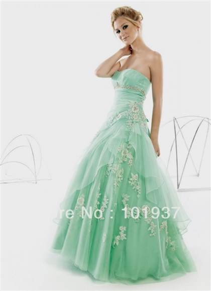 mint green prom dress 2018/2019