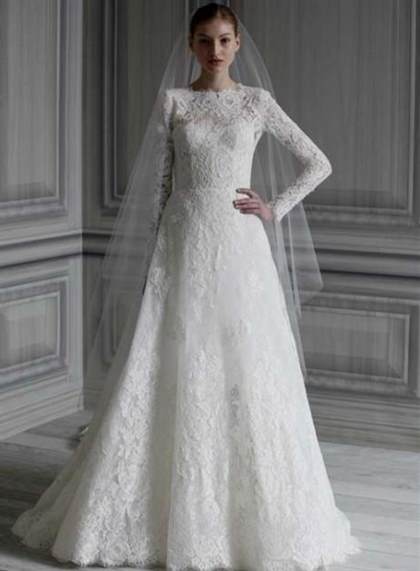 modest wedding dresses with sleeves 2018/2019