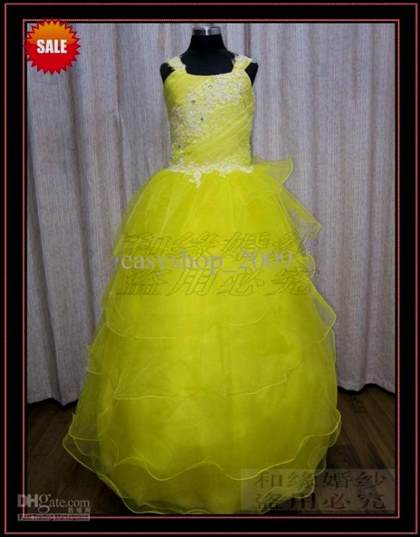 neon yellow wedding dresses 2018/2019