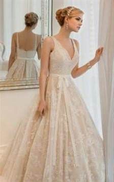 off white simple wedding dresses 2018/2019