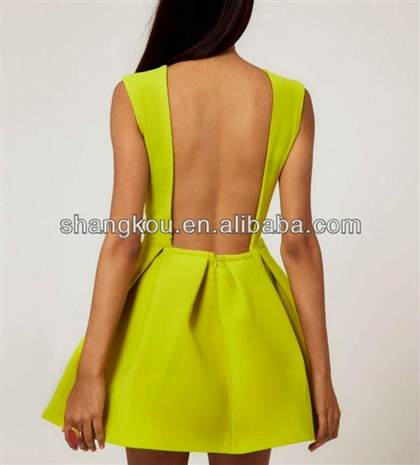 open back casual summer dresses 2018-2019