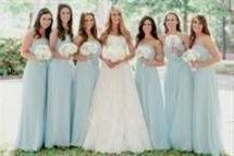 pale blue bridesmaid dresses 2018/2019