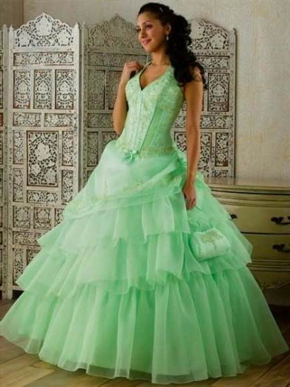 pastel green quinceanera dresses 2018-2019