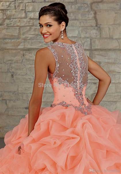 peach plus size prom dresses 2018-2019