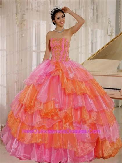 pink and orange quinceanera dress 2018/2019
