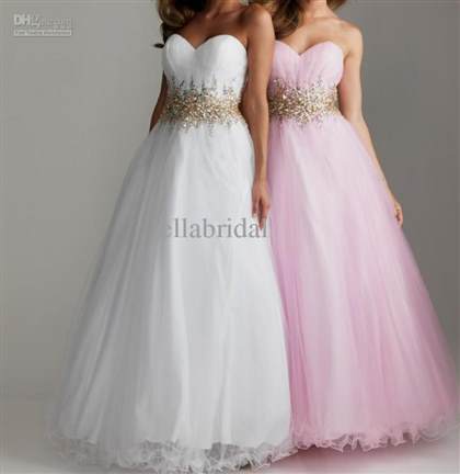 pink and white prom dresses 2018/2019