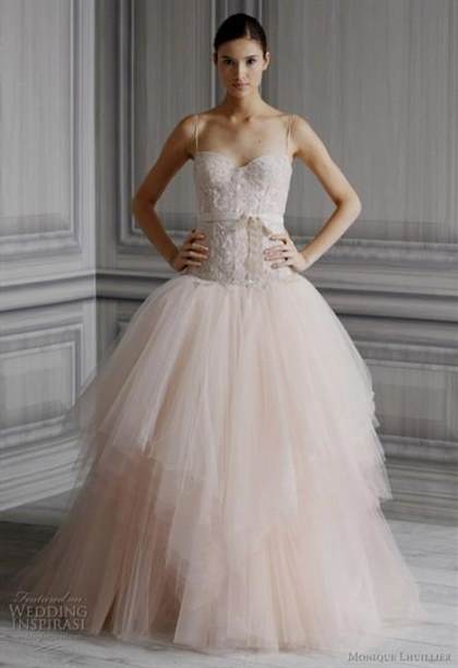 pink lazaro wedding dress 2018/2019