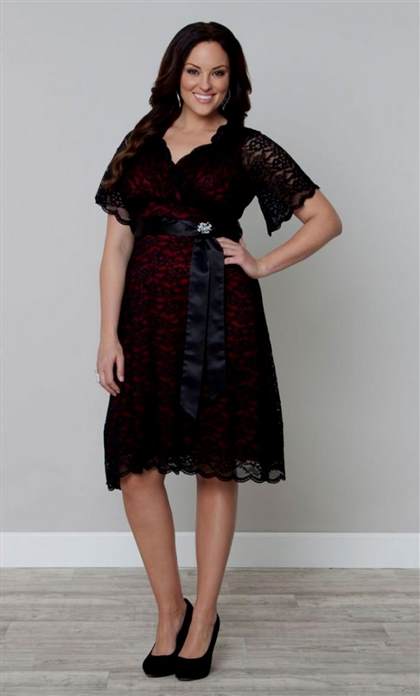 plus size red lace cocktail dress 2018/2019