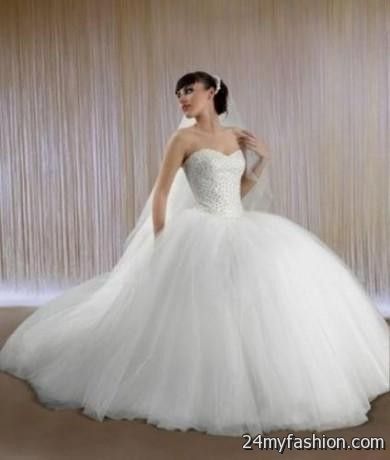 poofy ball gown wedding dresses 2018-2019
