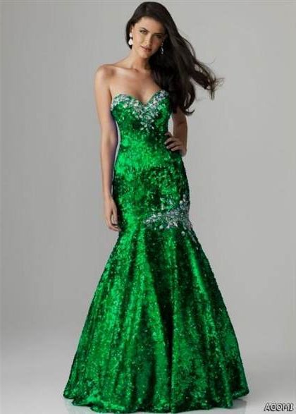 prom dresses green 2018-2019