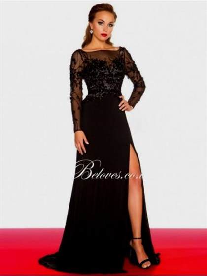 prom dresses with sleeves 2018-2019