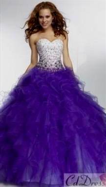 purple and white sweet 16 dresses 2018/2019