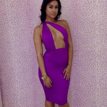 purple semi formal dresses 2018-2019