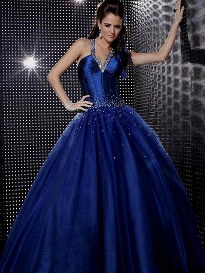quinceanera dresses gold and blue 2018/2019