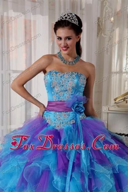 quinceanera dresses light blue and purple 2018-2019