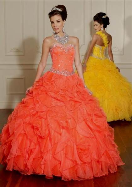 quinceanera dresses light orange 2018/2019