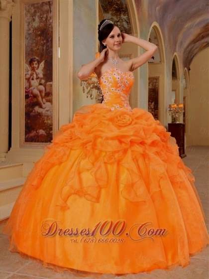 quinceanera dresses light orange 2018/2019