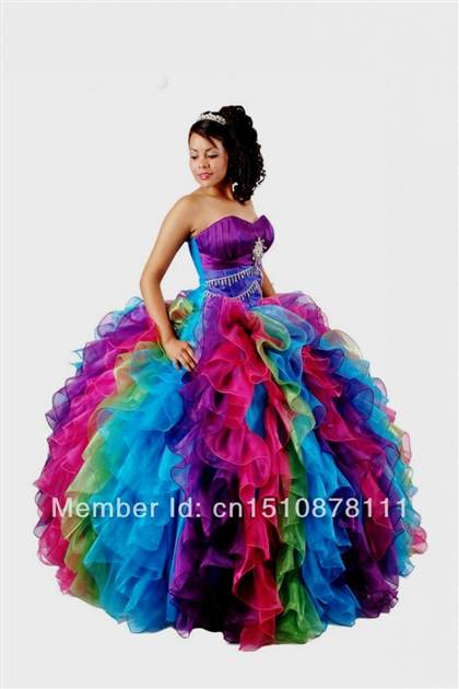 quinceanera dresses neon colors 2018-2019
