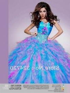 quinceanera dresses pink and blue 2018-2019