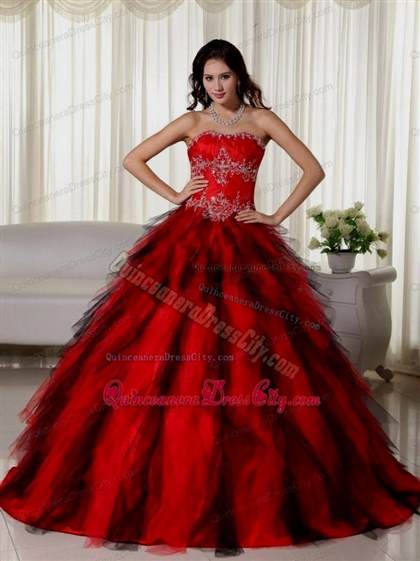 quinceanera dresses red 2018-2019