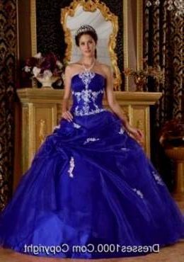 quinceanera dresses royal blue 2018/2019