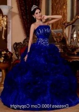 quinceanera dresses royal blue 2018/2019