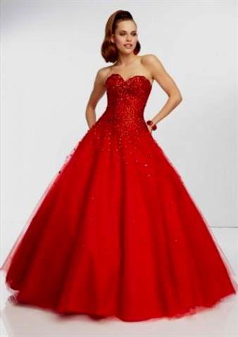 quinceanera dresses royal red 2018-2019