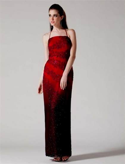 red and black evening gowns 2018-2019