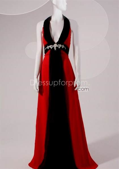red and black evening gowns 2018-2019