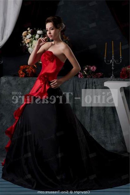 red and black plus size bridesmaid dresses 2018-2019