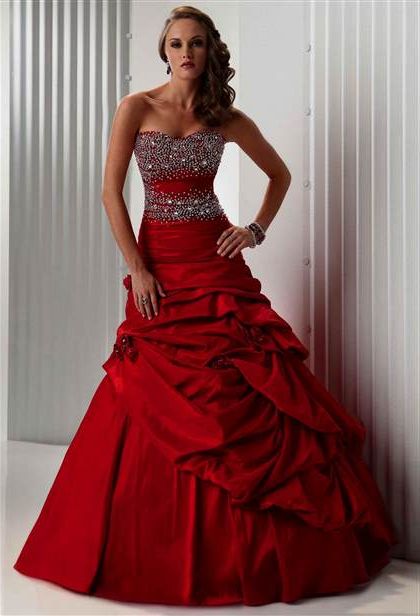 red and black plus size bridesmaid dresses 2018-2019