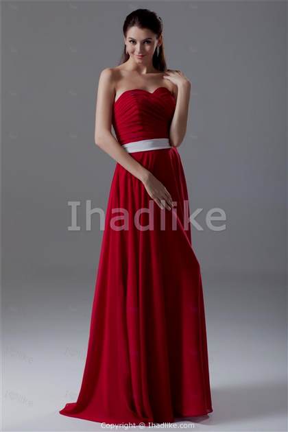 red and white bridesmaid dresses 2018-2019