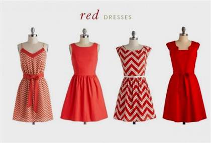 red and white summer dress 2018/2019