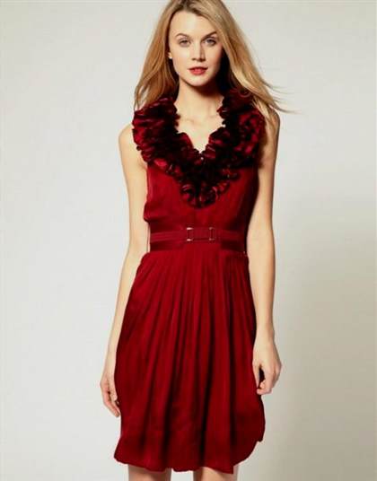 red dresses for women on parties 2018-2019